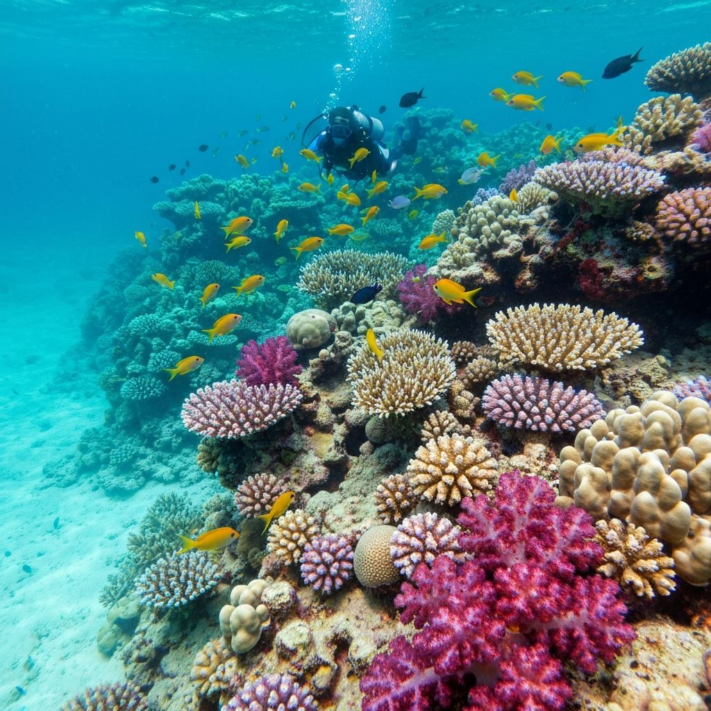 غوص في البحر الأحمر